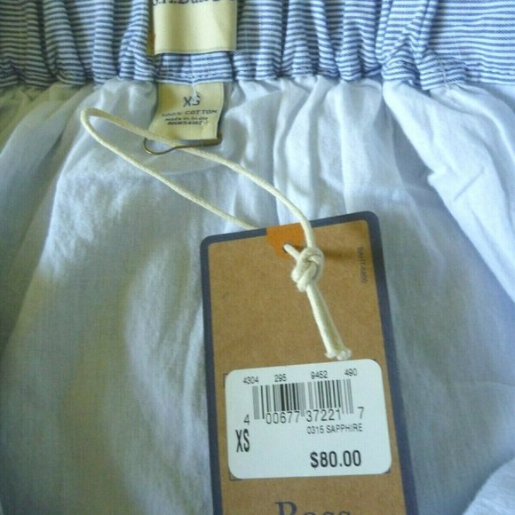 GH BASS Kaley Skirt Blue Stripe Sapphire - Picture 5 of 5